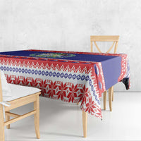 Belize Christmas Tablecloth Coat Of Arms Merry Xmas - Wonder Print Shop