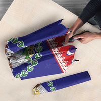 Belize Christmas Umbrella Coat Of Arms Merry Xmas - Wonder Print Shop