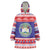 Belize Christmas Wearable Blanket Hoodie Coat Of Arms Merry Xmas - Wonder Print Shop