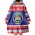 Belize Christmas Wearable Blanket Hoodie Coat Of Arms Merry Xmas - Wonder Print Shop