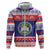 Belize Christmas Zip Hoodie Coat Of Arms Merry Xmas - Wonder Print Shop