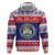 Belize Christmas Zip Hoodie Coat Of Arms Merry Xmas - Wonder Print Shop