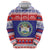 Belize Christmas Zip Hoodie Coat Of Arms Merry Xmas - Wonder Print Shop
