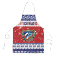 Cuba Christmas Apron Coat Of Arms Xmas Vibe - Wonder Print Shop
