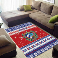 Cuba Christmas Area Rug Coat Of Arms Xmas Vibe - Wonder Print Shop