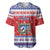 Personalized Cuba Christmas Baseball Jersey Coat Of Arms Xmas Vibe - Wonder Print Shop