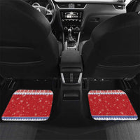 Personalized Cuba Christmas Car Mats Coat Of Arms Xmas Vibe - Wonder Print Shop