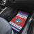 Personalized Cuba Christmas Car Mats Coat Of Arms Xmas Vibe - Wonder Print Shop