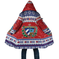 Personalized Cuba Christmas Cloak Coat Of Arms Xmas Vibe - Wonder Print Shop