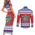 Personalized Cuba Christmas Couples Matching Short Sleeve Bodycon Dress and Long Sleeve Button Shirt Coat Of Arms Xmas Vibe - Wonder Print Shop