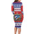 Personalized Cuba Christmas Family Matching Long Sleeve Bodycon Dress and Hawaiian Shirt Coat Of Arms Xmas Vibe - Wonder Print Shop