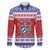 Personalized Cuba Christmas Family Matching Off The Shoulder Long Sleeve Dress and Hawaiian Shirt Coat Of Arms Xmas Vibe - Wonder Print Shop