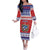 Personalized Cuba Christmas Family Matching Off The Shoulder Long Sleeve Dress and Hawaiian Shirt Coat Of Arms Xmas Vibe - Wonder Print Shop
