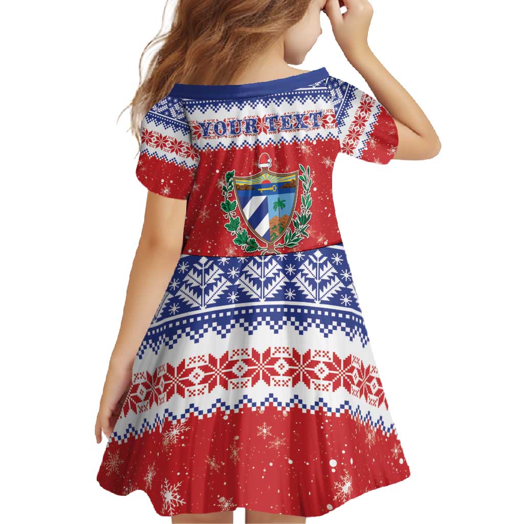 Personalized Cuba Christmas Family Matching Off Shoulder Maxi Dress and Hawaiian Shirt Coat Of Arms Xmas Vibe - Wonder Print Shop