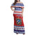 Personalized Cuba Christmas Family Matching Off Shoulder Maxi Dress and Hawaiian Shirt Coat Of Arms Xmas Vibe - Wonder Print Shop