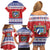 Personalized Cuba Christmas Family Matching Off Shoulder Short Dress and Hawaiian Shirt Coat Of Arms Xmas Vibe - Wonder Print Shop