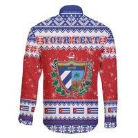 Personalized Cuba Christmas Family Matching Off Shoulder Short Dress and Hawaiian Shirt Coat Of Arms Xmas Vibe - Wonder Print Shop