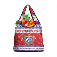 Cuba Christmas Grocery Bag Coat Of Arms Xmas Vibe - Wonder Print Shop