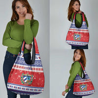 Cuba Christmas Grocery Bag Coat Of Arms Xmas Vibe - Wonder Print Shop