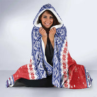 Cuba Christmas Hooded Blanket Coat Of Arms Xmas Vibe - Wonder Print Shop