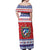 Personalized Cuba Christmas Off Shoulder Maxi Dress Coat Of Arms Xmas Vibe - Wonder Print Shop