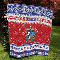 Cuba Christmas Quilt Coat Of Arms Xmas Vibe - Wonder Print Shop