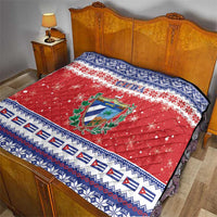 Cuba Christmas Quilt Coat Of Arms Xmas Vibe - Wonder Print Shop