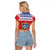Personalized Cuba Christmas Raglan Cropped T Shirt Coat Of Arms Xmas Vibe - Wonder Print Shop