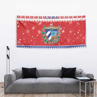 Cuba Christmas Tapestry Coat Of Arms Xmas Vibe - Wonder Print Shop