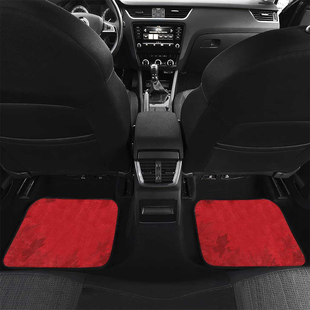 Canada Hockey Car Mats Maple Leaves Sporty Style
