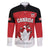 Custom Canada Hockey Family Matching Puletasi and Hawaiian Shirt Maple Leaves Sporty Style