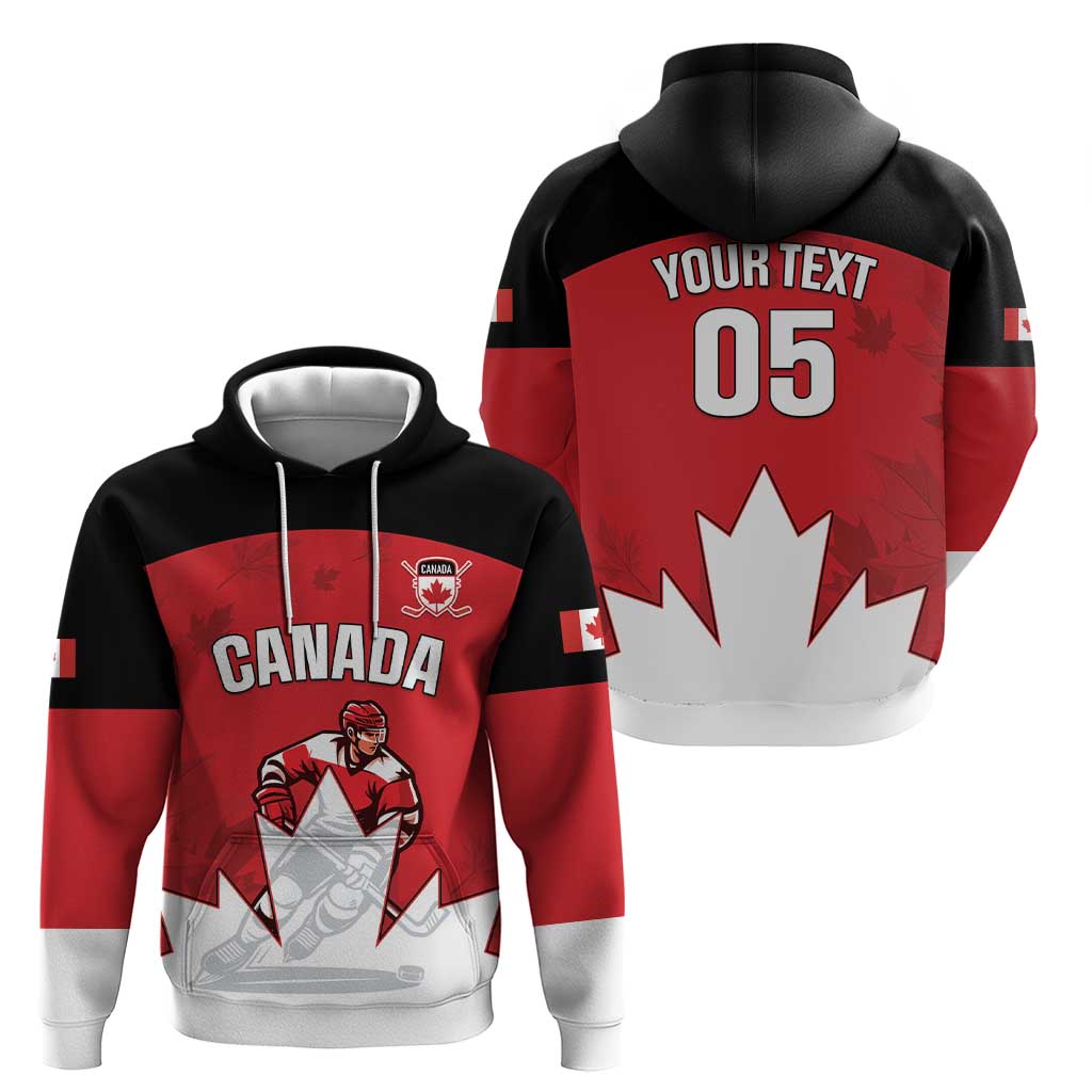 Custom Canada Hockey Hoodie Maple Leaves Sporty Style