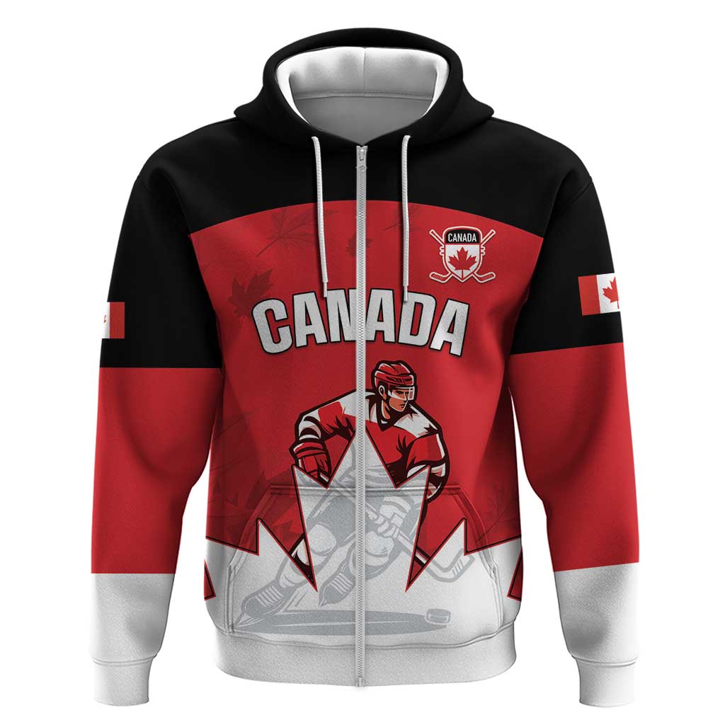 Custom Canada Hockey Hoodie Maple Leaves Sporty Style
