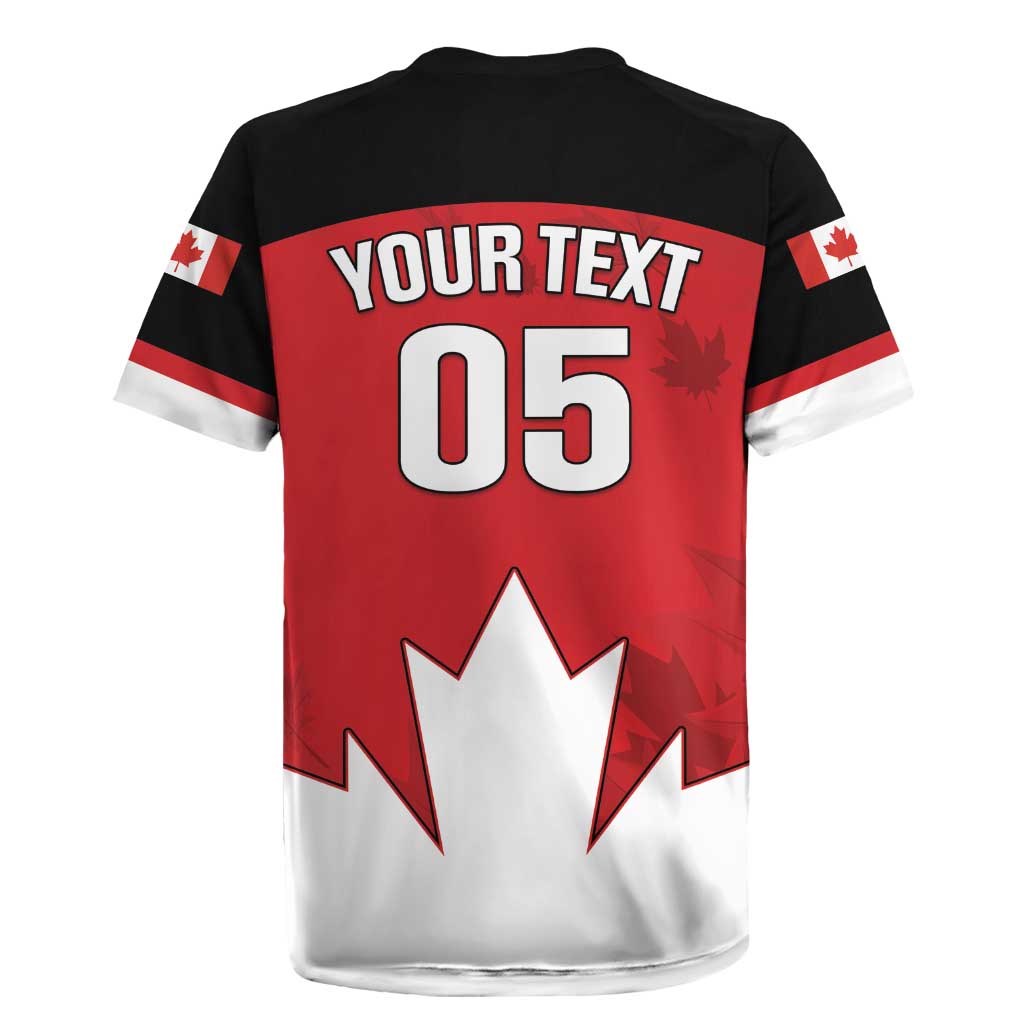 Custom Canada Hockey Rugby Jersey Maple Leaves Sporty Style