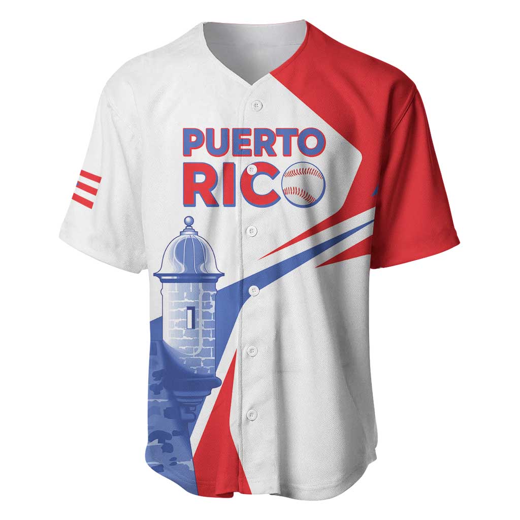 Puerto Rico Baseball Custom Baseball Jersey El Morro Sporty Style