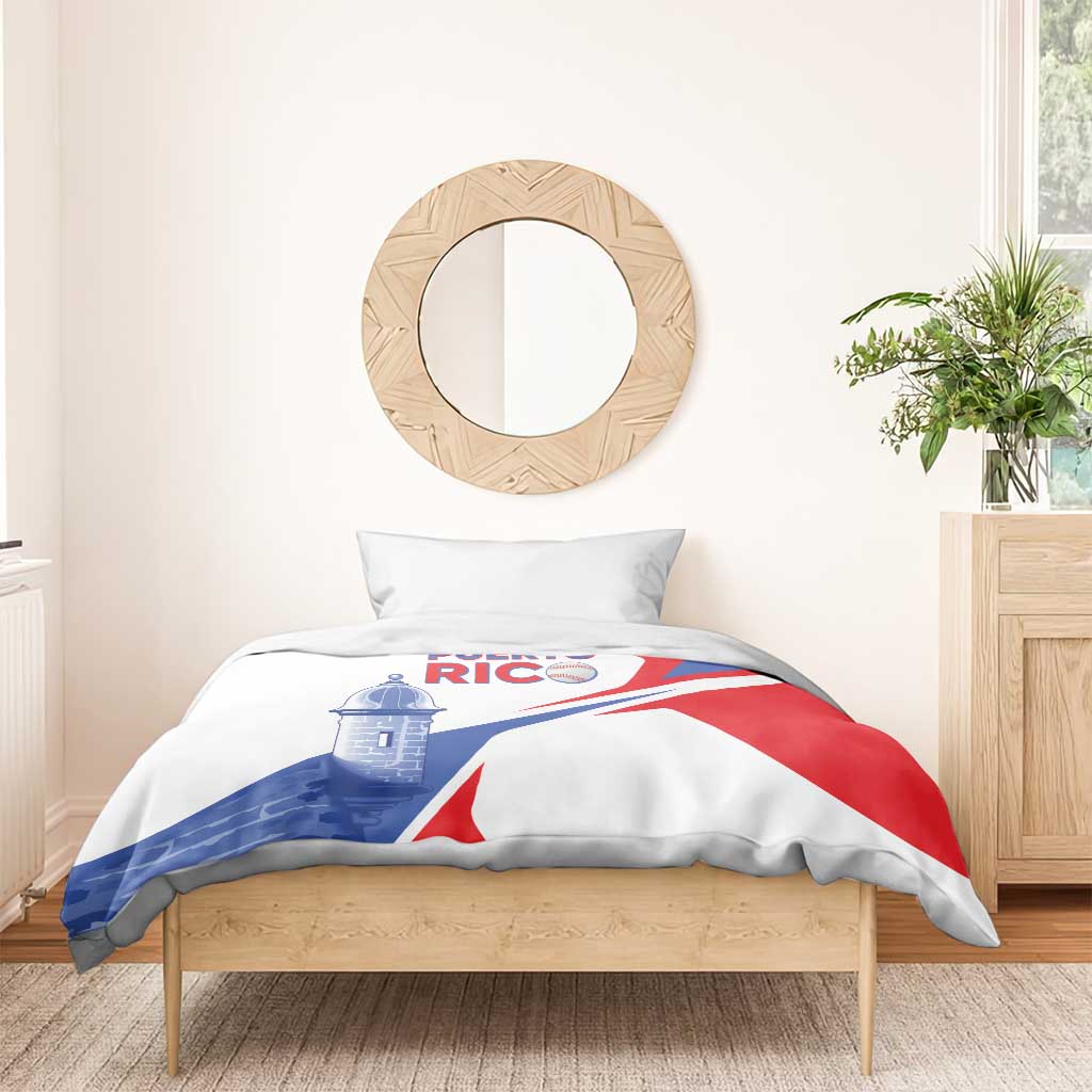 Puerto Rico Baseball Bedding Set El Morro Sporty Style
