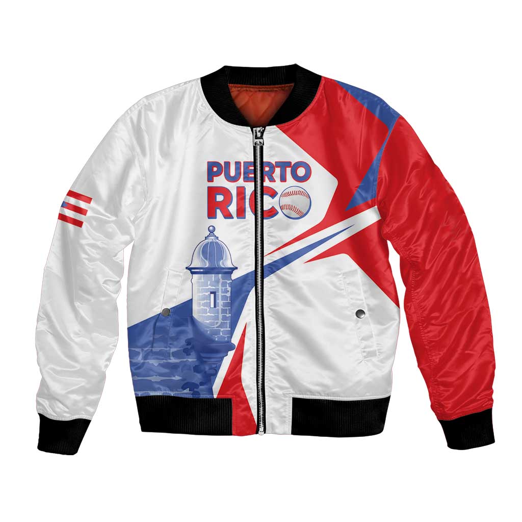 Puerto Rico Baseball Custom Bomber Jacket El Morro Sporty Style