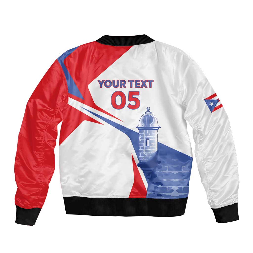 Puerto Rico Baseball Custom Bomber Jacket El Morro Sporty Style