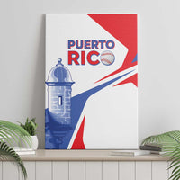 Puerto Rico Baseball Canvas Wall Art El Morro Sporty Style