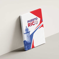 Puerto Rico Baseball Canvas Wall Art El Morro Sporty Style
