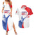 Puerto Rico Baseball Custom Couples Matching Summer Maxi Dress and Hawaiian Shirt El Morro Sporty Style