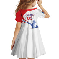 Puerto Rico Baseball Custom Family Matching Long Sleeve Bodycon Dress and Hawaiian Shirt El Morro Sporty Style