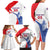 Puerto Rico Baseball Custom Family Matching Long Sleeve Bodycon Dress and Hawaiian Shirt El Morro Sporty Style