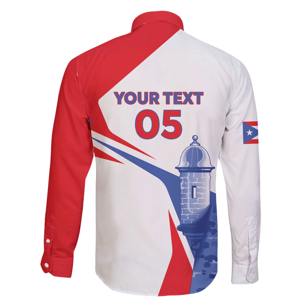 Puerto Rico Baseball Custom Family Matching Long Sleeve Bodycon Dress and Hawaiian Shirt El Morro Sporty Style
