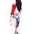 Puerto Rico Baseball Custom Family Matching Off The Shoulder Long Sleeve Dress and Hawaiian Shirt El Morro Sporty Style