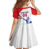 Puerto Rico Baseball Custom Family Matching Off Shoulder Maxi Dress and Hawaiian Shirt El Morro Sporty Style