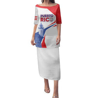 Puerto Rico Baseball Custom Family Matching Puletasi and Hawaiian Shirt El Morro Sporty Style