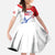 Puerto Rico Baseball Custom Family Matching Short Sleeve Bodycon Dress and Hawaiian Shirt El Morro Sporty Style