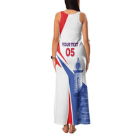 Puerto Rico Baseball Custom Family Matching Tank Maxi Dress and Hawaiian Shirt El Morro Sporty Style