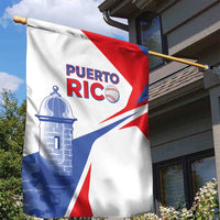 Puerto Rico Baseball Garden Flag El Morro Sporty Style